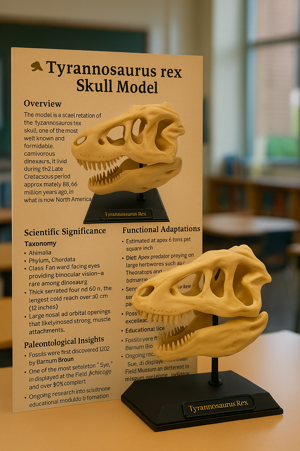 T-Rex skull - Premium Quality